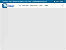 Tablet Screenshot of colegiodeodontologosdesanjuan.org